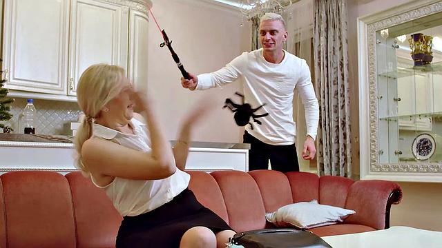 TUTOR4K. Nerd and My Cock