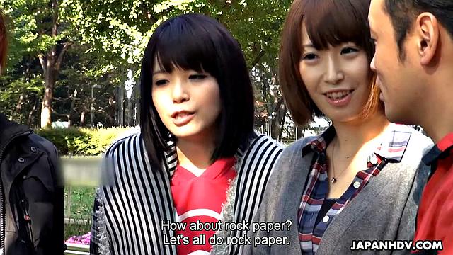 Сэна Сакура сосет член напарника по рыбалке на природе