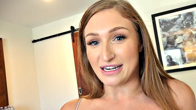 Analfucked babe bends over for BF after deepthroating