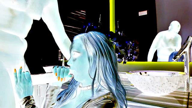 Nikki Benz Swallows Lex's Cock