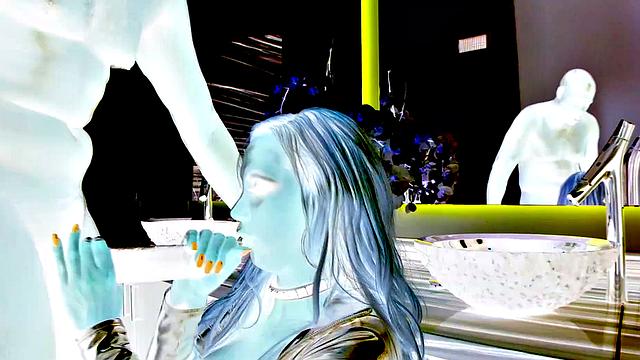 Nikki Benz Swallows Lex's Cock