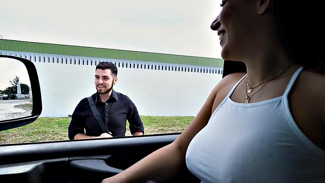 Str8 stud gets fucked by man in pickup bus till cumshot