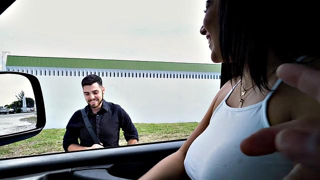 Str8 stud gets fucked by man in pickup bus till cumshot