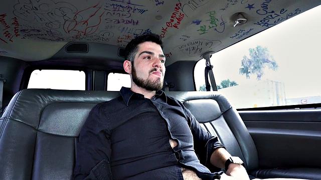 Str8 stud gets fucked by man in pickup bus till cumshot