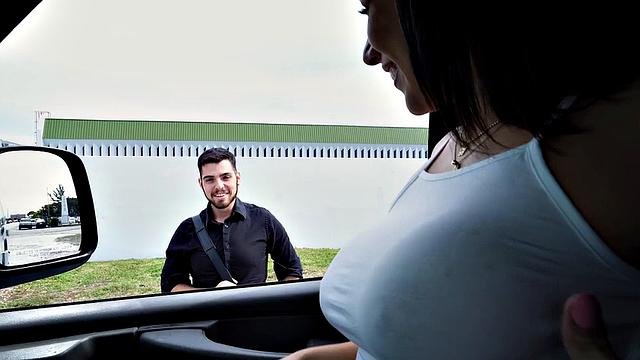 Str8 stud gets fucked by man in pickup bus till cumshot