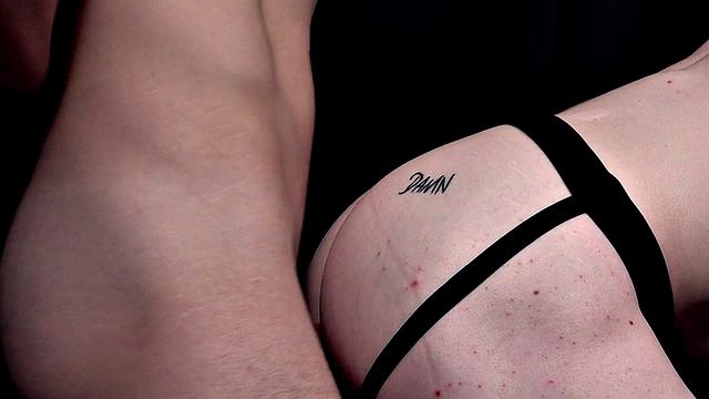 Rimmed amateur stud bareback fucked by BF in doggystyle