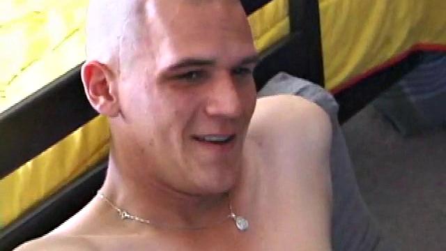 Bobby Golden is back, and he's brought a toy to play with. He gets naked and shoves it up his ass for added stimulation, as he strokes one out for us.