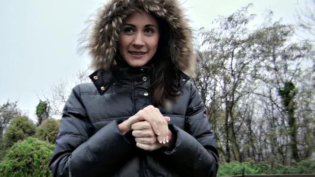 Euro babe gets picked up & pounded in doggystyle like a pro