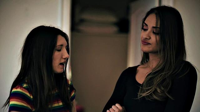 Obsessed Babe Wants Rough Sex With Stepsister's Girlfriend For Keeping Her Secret