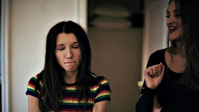 Obsessed Babe Wants Rough Sex With Stepsister's Girlfriend For Keeping Her Secret