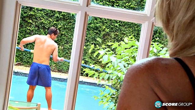 The pool boy fucks ass