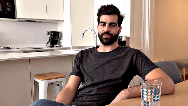 Lucky dude watches friend nail his girlfriend after shower & gives her a mouthful