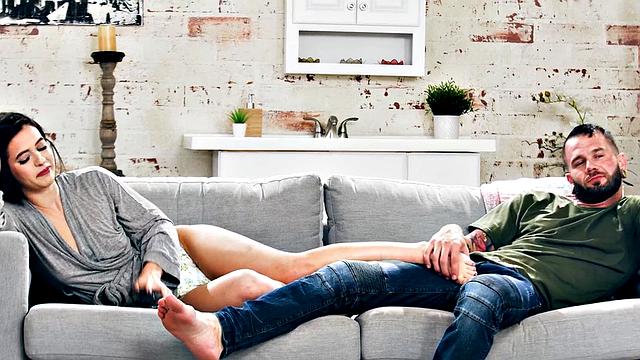 Naughty Couple Try A Bisexual Threesome With A Buddy At Hotel