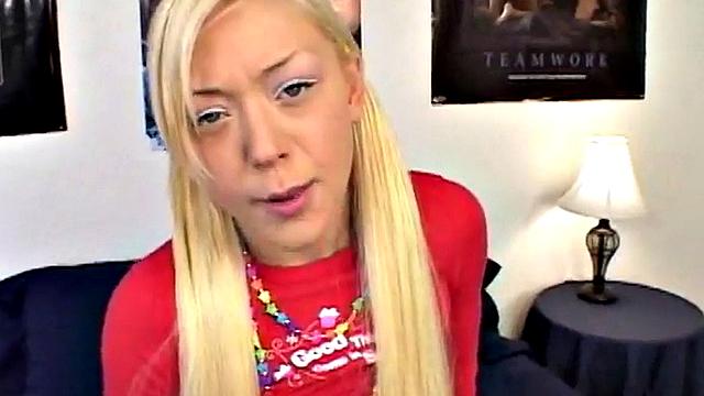 Lexy fingers herself in naughty solo