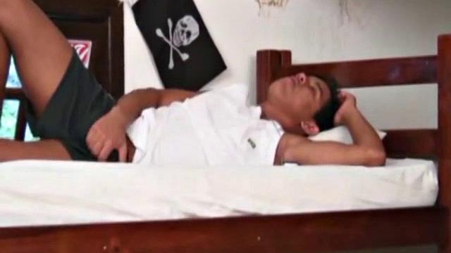 Daniel Araujo and muscular Fernam Alvarez are lounging around playing with their hard cocks, before deciding to help each other out. Daniel is one of those sweet guys who will always look young and Fernam is all beef, with sexy tats.