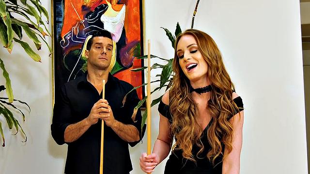 Cute Blonde Daisy Stone Loses Bet and Gets a Rough Fuck in the Ass