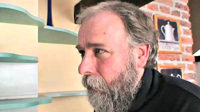 Hairy teen blows old man cock