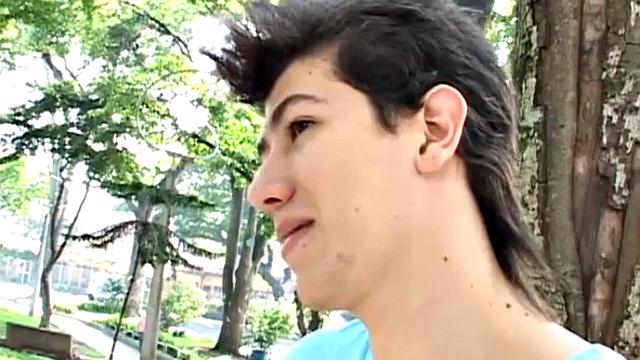 These two skinny and smooth Latin twinks hook up in the park and soon make their way indoors for some private fun. In bed, the horny boys are quick to get naked, as they make out with each other.