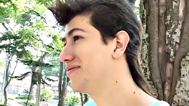 These two skinny and smooth Latin twinks hook up in the park and soon make their way indoors for some private fun. In bed, the horny boys are quick to get naked, as they make out with each other.