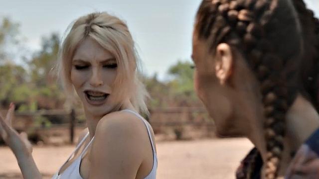 Transsexual beauty enjoys pounding in MILF's wet pussy