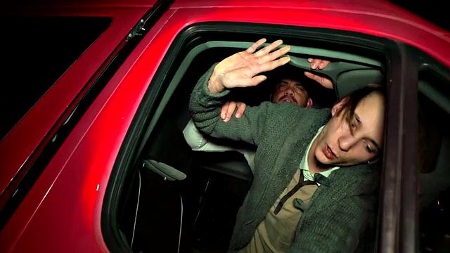 Gay stud picks up twink to wank his cock before outdoor fuck