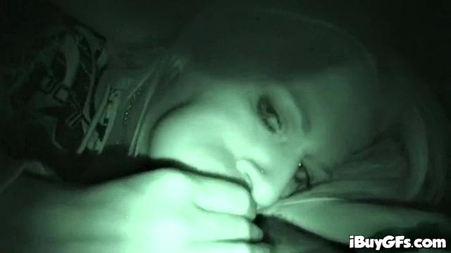 Riley Evans sucks dick in moving car