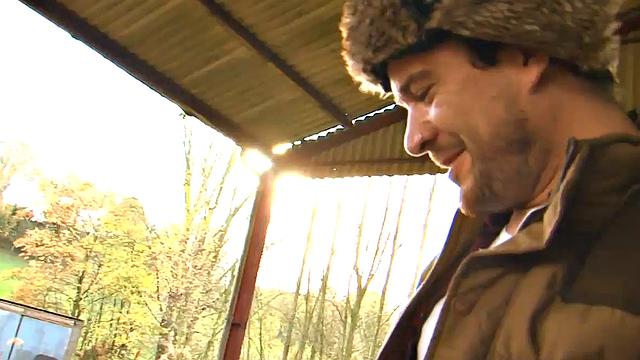 UK Farmers Daughter Sabrina Fucks Hired Help