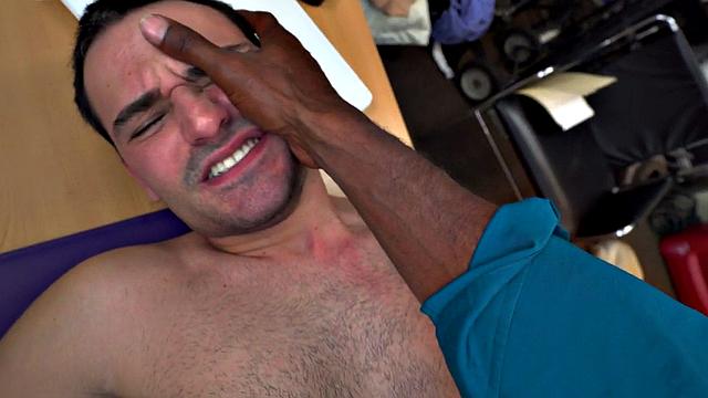 BBC top fucks white stud in office on the table