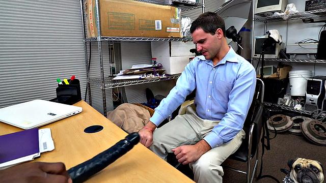 BBC top fucks white stud in office on the table