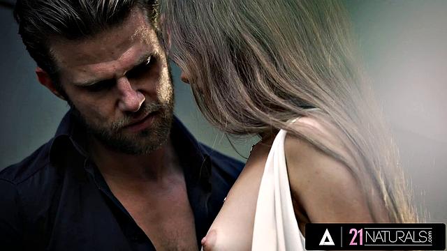 21 NATURALS - Sexy Brunette Takes Her Date's Cock Deep In Her Wet Pussy