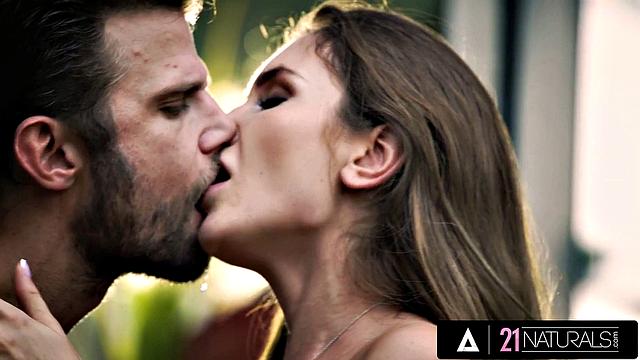 21 NATURALS - Sexy Brunette Takes Her Date's Cock Deep In Her Wet Pussy