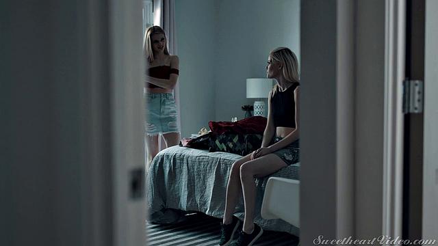 Lesbian Step Sisters Scene 1 - Side by Side