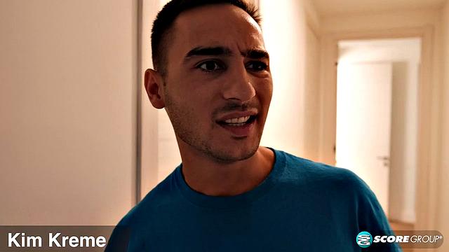 Kim with her step-son