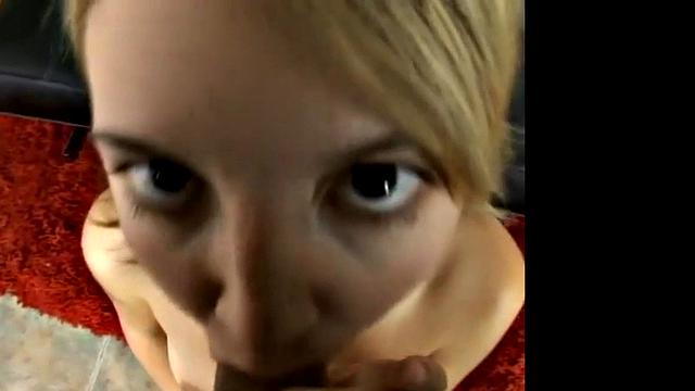 Casting Couch with Natural Tits Closeup