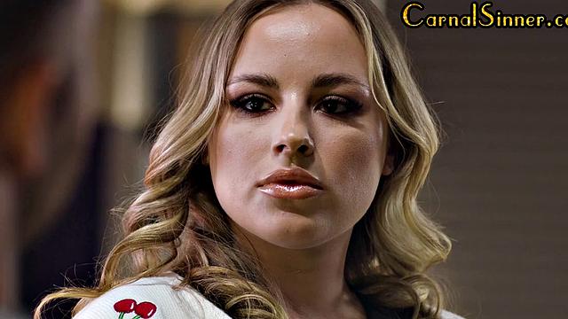 Bigbooty babe doggystyled by mechanic after deepthroat