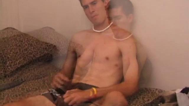 Another fresh-faced newbie, Veneco, makes a lasting first impression as he strips out of his clothes and really gets into jacking off in front of the camera. Veneco is eager to please and pumps out a nice load of warm cum.