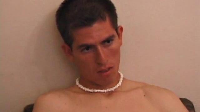 Another fresh-faced newbie, Veneco, makes a lasting first impression as he strips out of his clothes and really gets into jacking off in front of the camera. Veneco is eager to please and pumps out a nice load of warm cum.