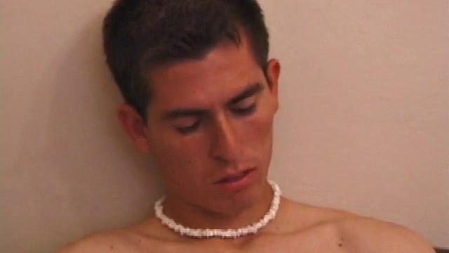 Another fresh-faced newbie, Veneco, makes a lasting first impression as he strips out of his clothes and really gets into jacking off in front of the camera. Veneco is eager to please and pumps out a nice load of warm cum.