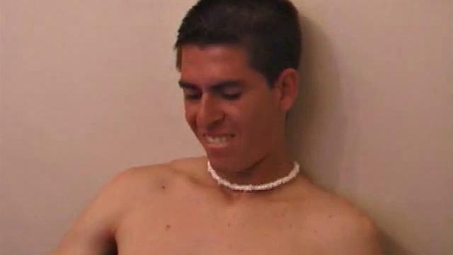 Another fresh-faced newbie, Veneco, makes a lasting first impression as he strips out of his clothes and really gets into jacking off in front of the camera. Veneco is eager to please and pumps out a nice load of warm cum.