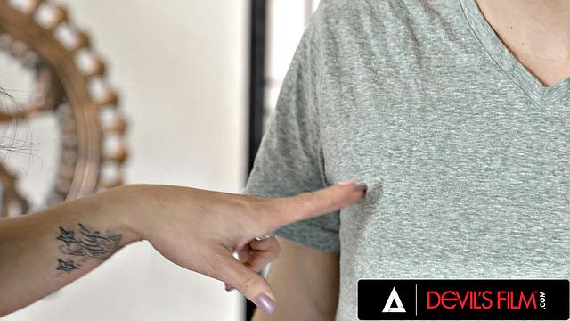 DEVILS FILM - Horny Stepmom Sheena Ryder Has Anal With Her Stepson In Secret