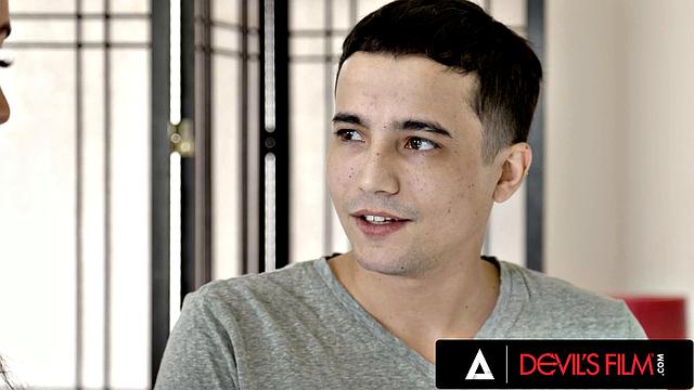 DEVILS FILM - Horny Stepmom Sheena Ryder Has Anal With Her Stepson In Secret