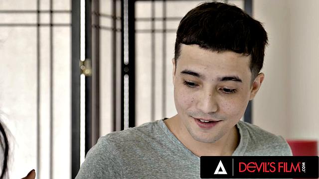 DEVILS FILM - Horny Stepmom Sheena Ryder Has Anal With Her Stepson In Secret