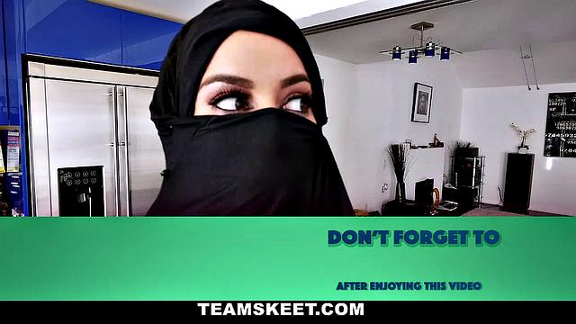 Busty Arabic Teen Breaks Her Religion