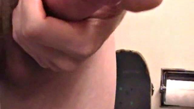 dan strokes his thick cock and teases the camera