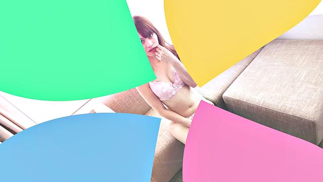 Kana Mogami strips and teases before sex