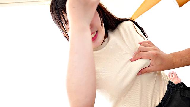 The Lovely Yuuka Kamakura has big tits and a hungry 