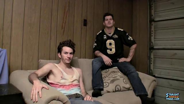 A Couple Of Horny Guys Jerking Off - Lex Lane &amp;amp; Dean Inja