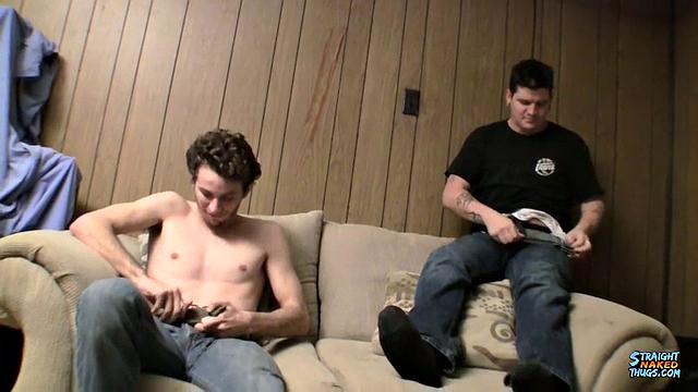 A Couple Of Horny Guys Jerking Off - Lex Lane &amp;amp; Dean Inja