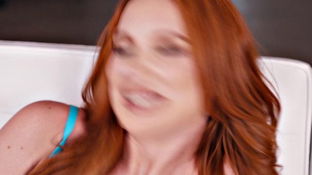 UP CLOSE - Hung Stud Eats Redhead Madison Morgan Pussy & Ass Then RAW Fucks Her DOGGYSTYLE