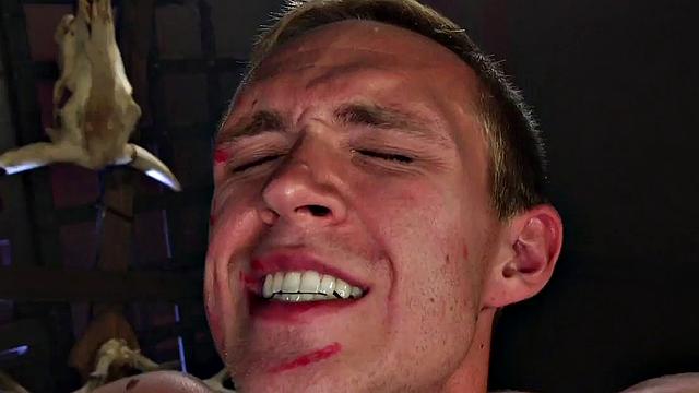 Busty mistress teasing pathetic sub before riding and cum